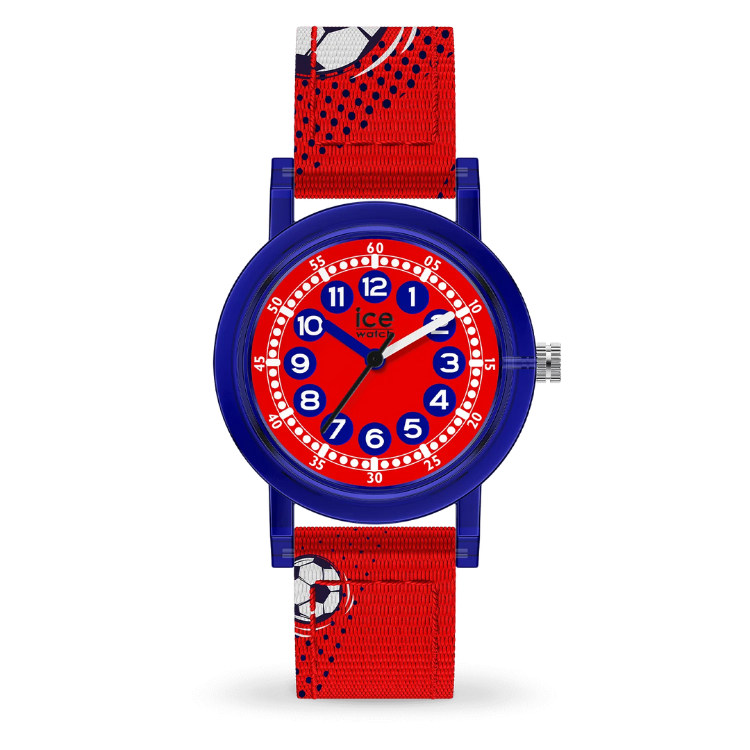 ICE Learning Red Football Kinderuhr