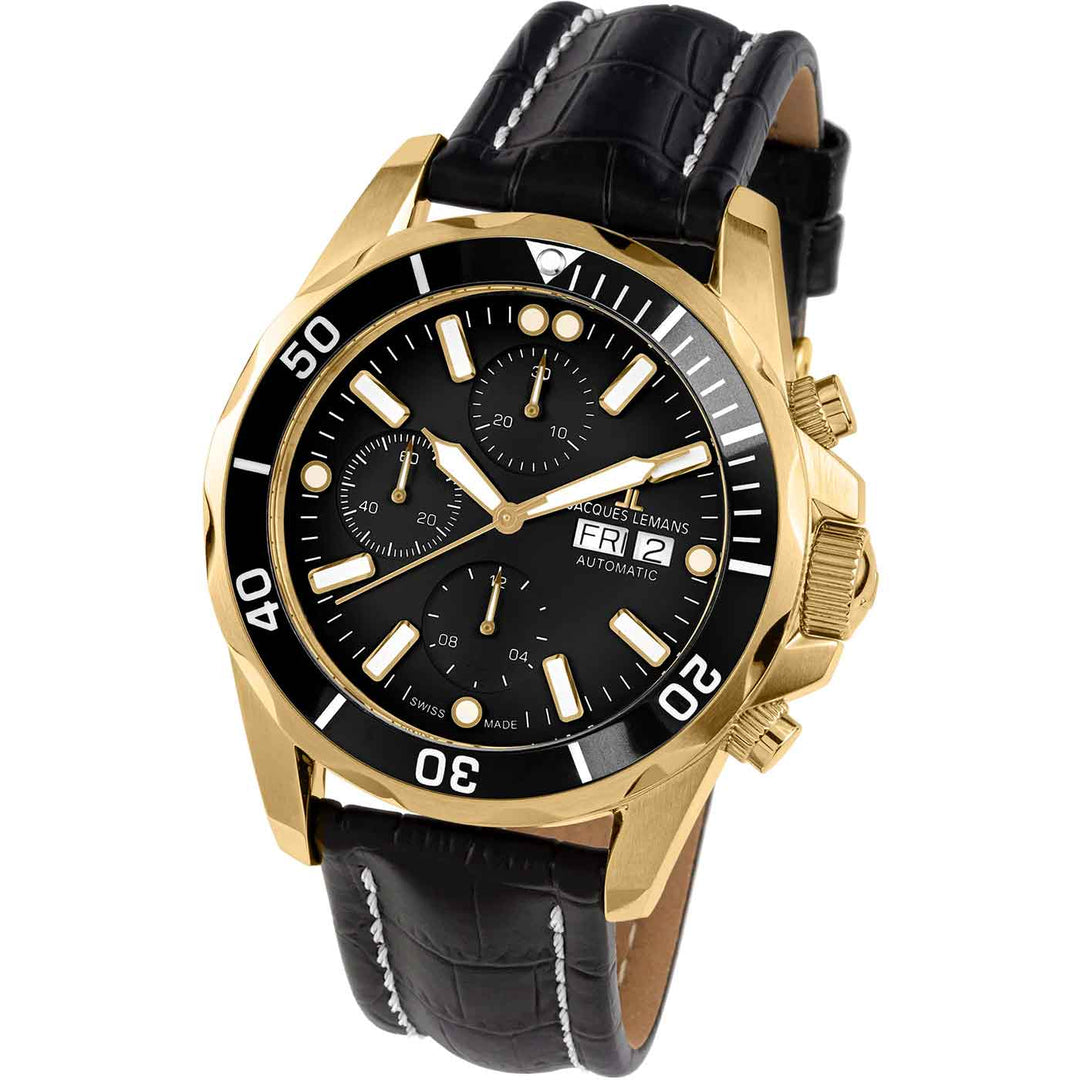Jacques Lemans Liverpool Automatic 1-1926D - Automatikuhr Herren 44mm