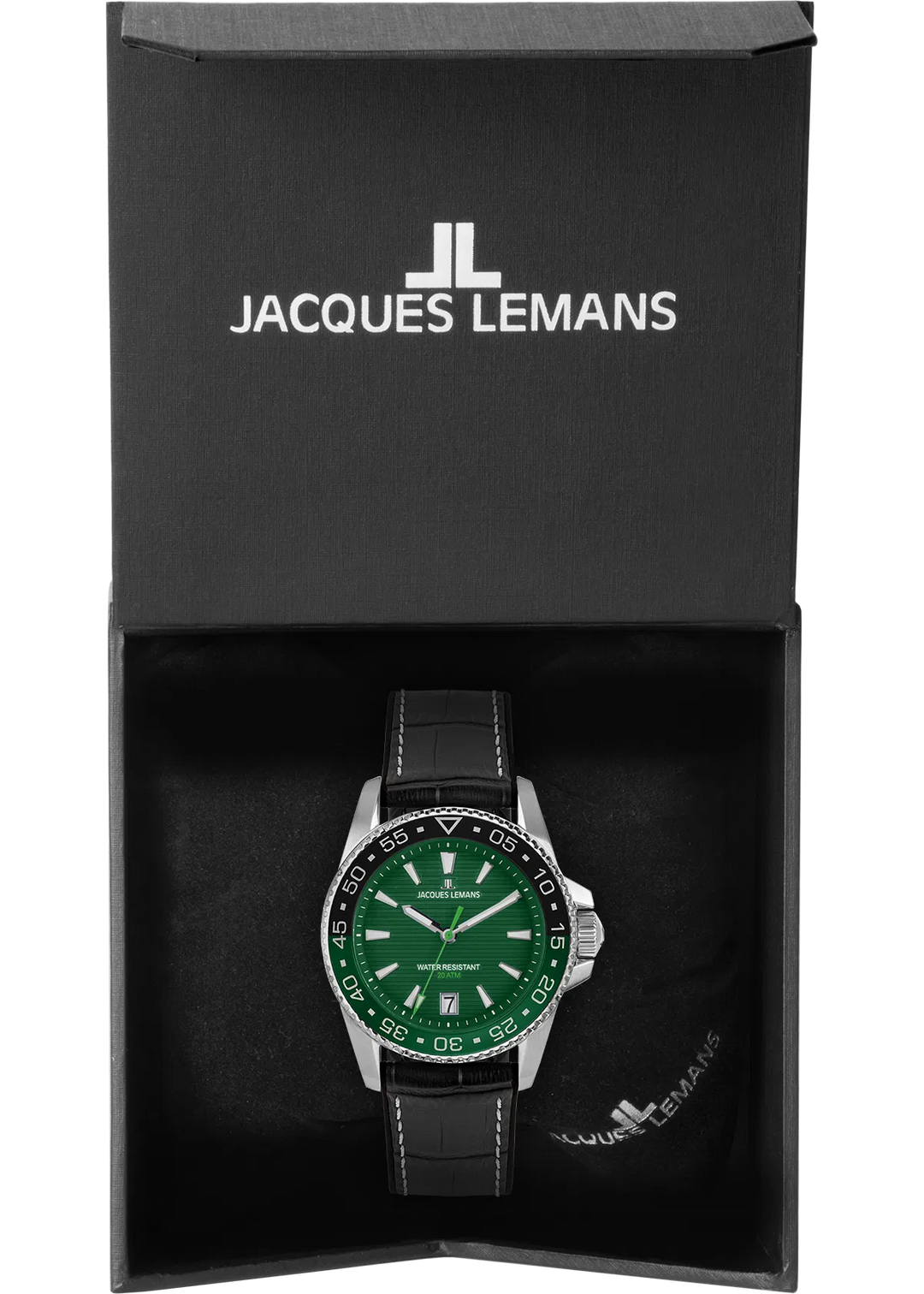 Jacques Lemans Liverpool Diver 1-2205C - Herren Taucheruhr 41mm
