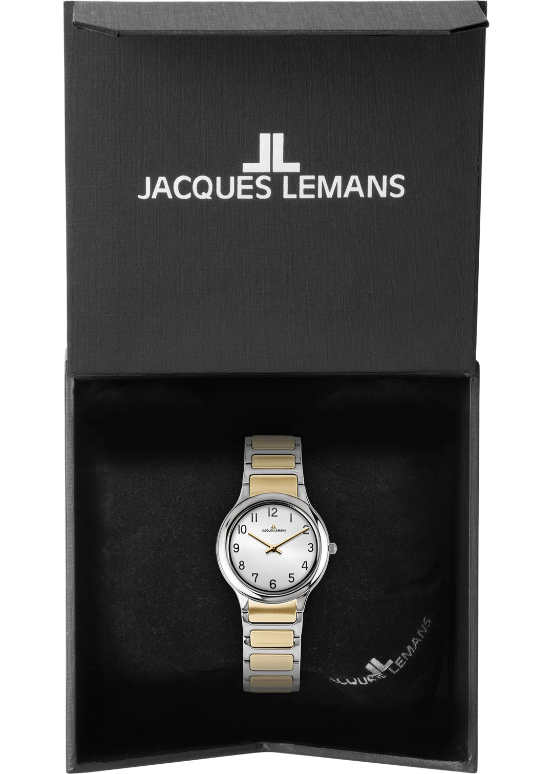 Jacques Lemans Milano 1-2208F - Elegante Damen Quarzuhr IP-Gold 30mm
