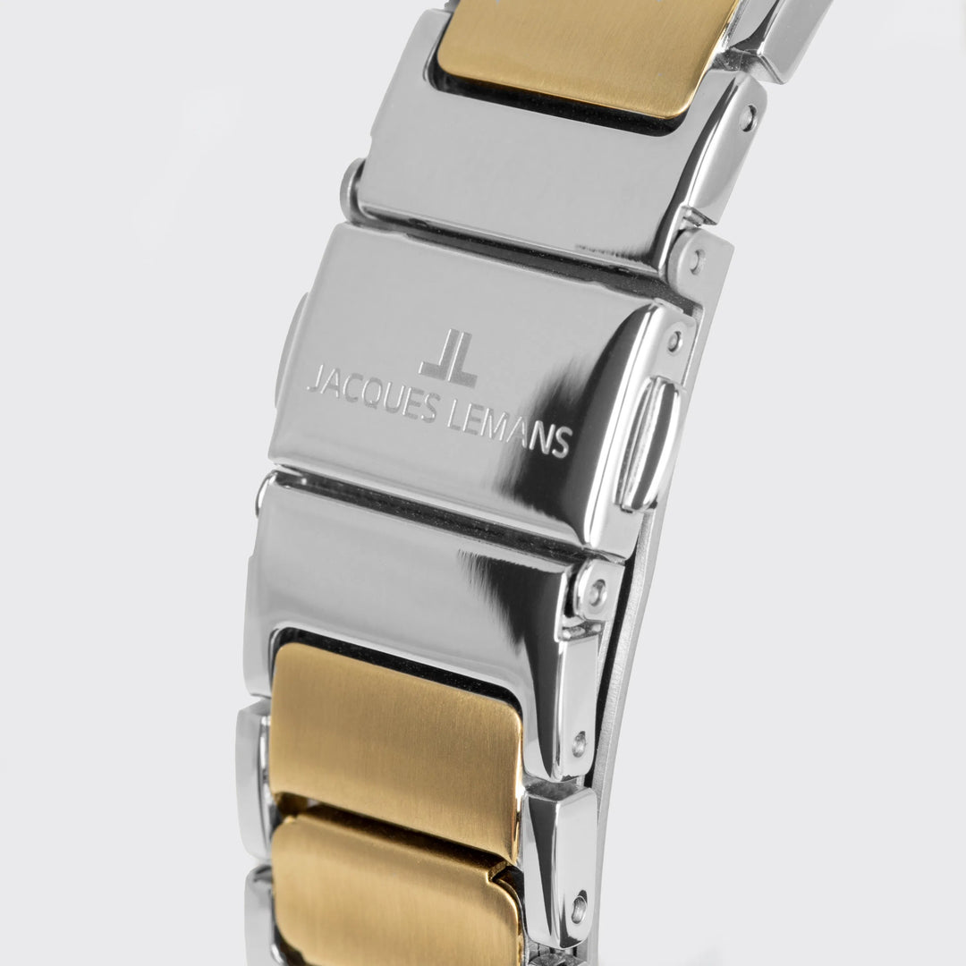Jacques Lemans Milano 1-2208F - Elegante Damen Quarzuhr IP-Gold 30mm