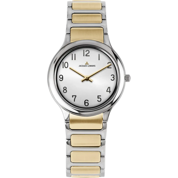 Jacques Lemans Milano 1-2208F - Elegante Damen Quarzuhr IP-Gold 30mm