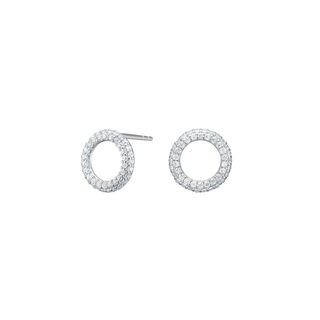 Ohrstecker Kreis PAULANOR Sterlingsilber