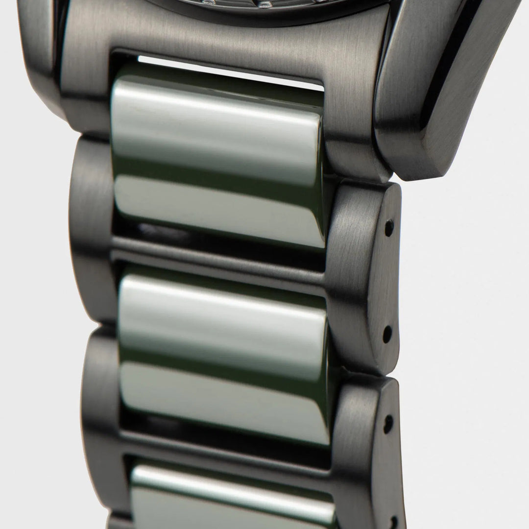 Jacques Lemans Liverpool 42-10F - Herren Quarzuhr mit Keramik-Armband 42mm