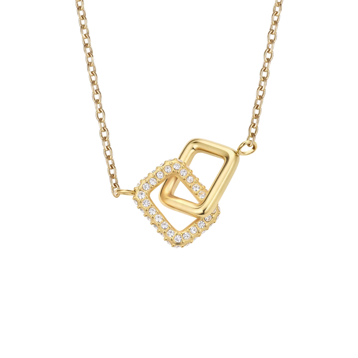 Bering Arctic Pavé Halskette goldfarben, 45 cm