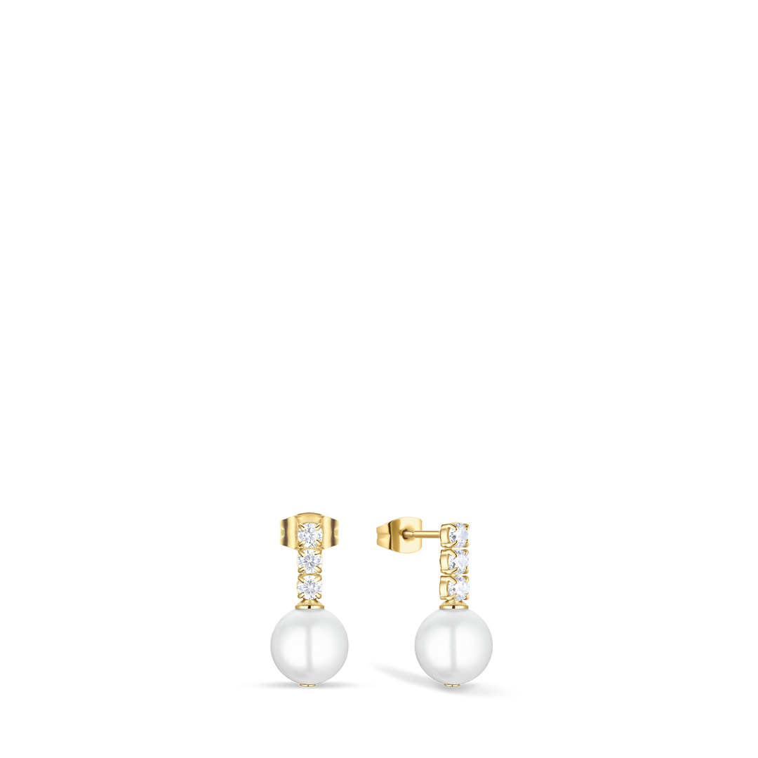 Bering Ohrstecker, Perle, Zirkonia