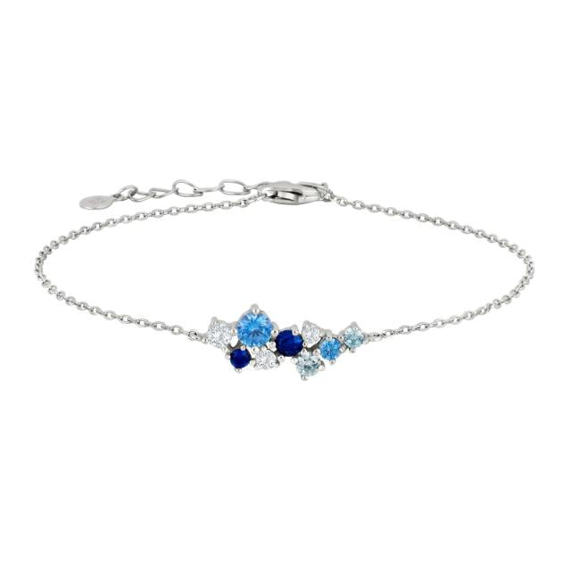Armband NADINENOR blau Sterlingsilber