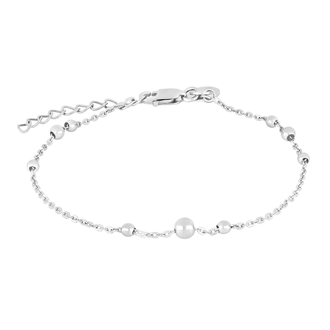 Armband BEADIT52 Sterlingsilber, 17 + 3 cm