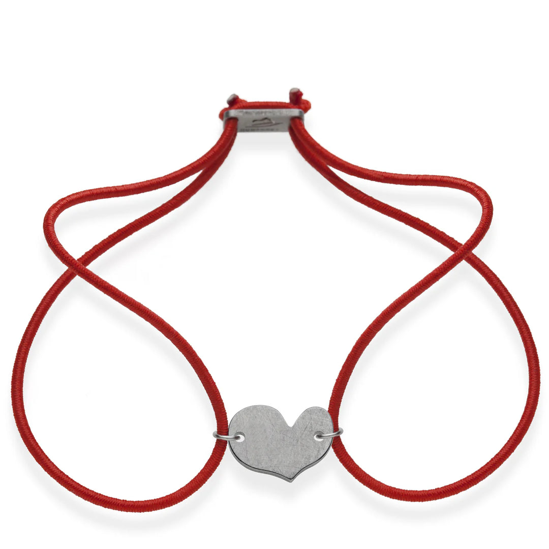 Fortuna Armband, Herz, rot