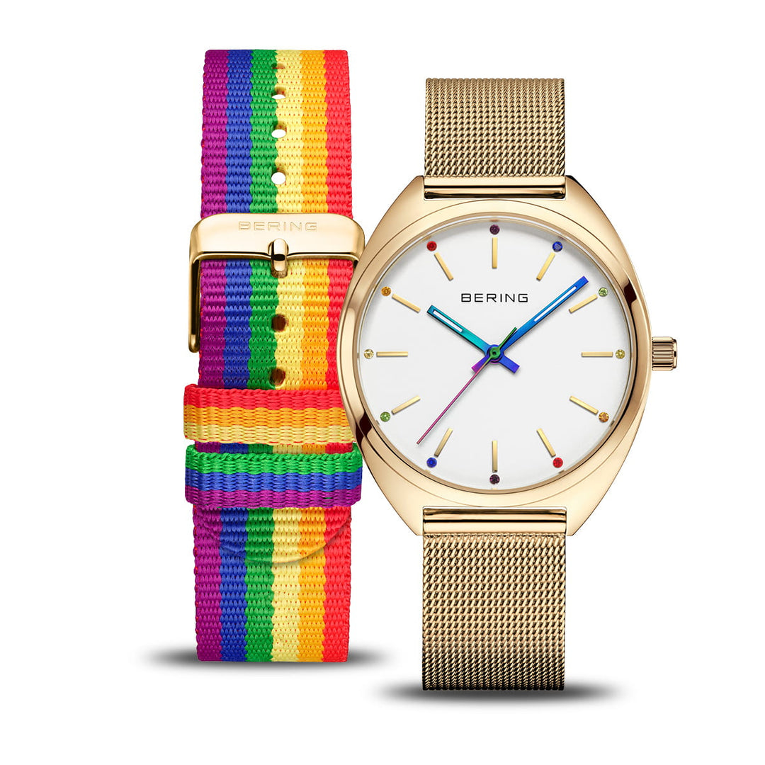 Bering Classic Damenuhr 127220-36-334 - Gold glänzend | FREEDOM Collection
