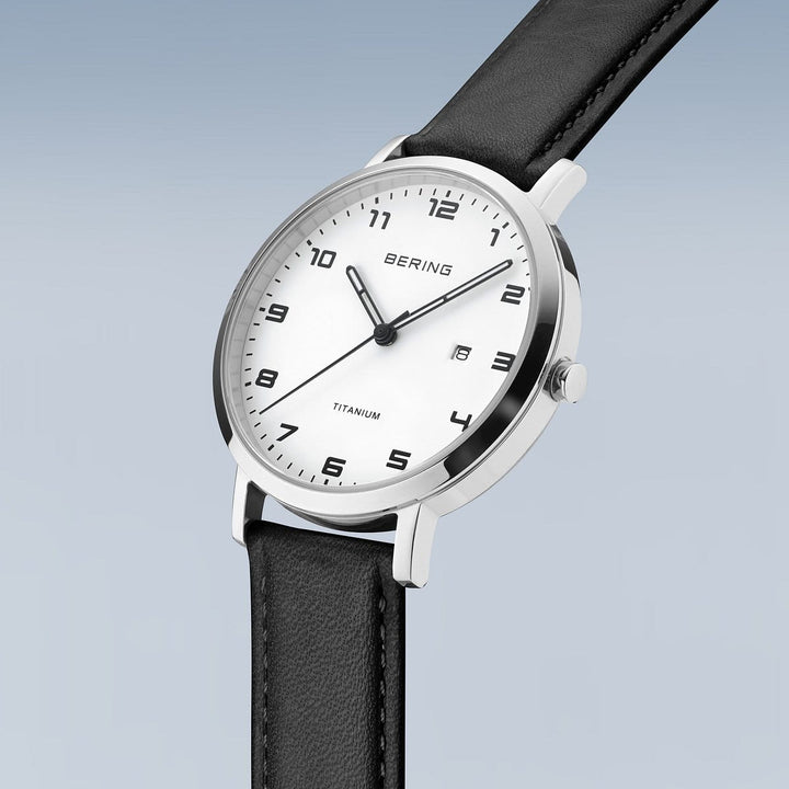 Bering Titanium, silber poliert/gebürstet, 18634-404