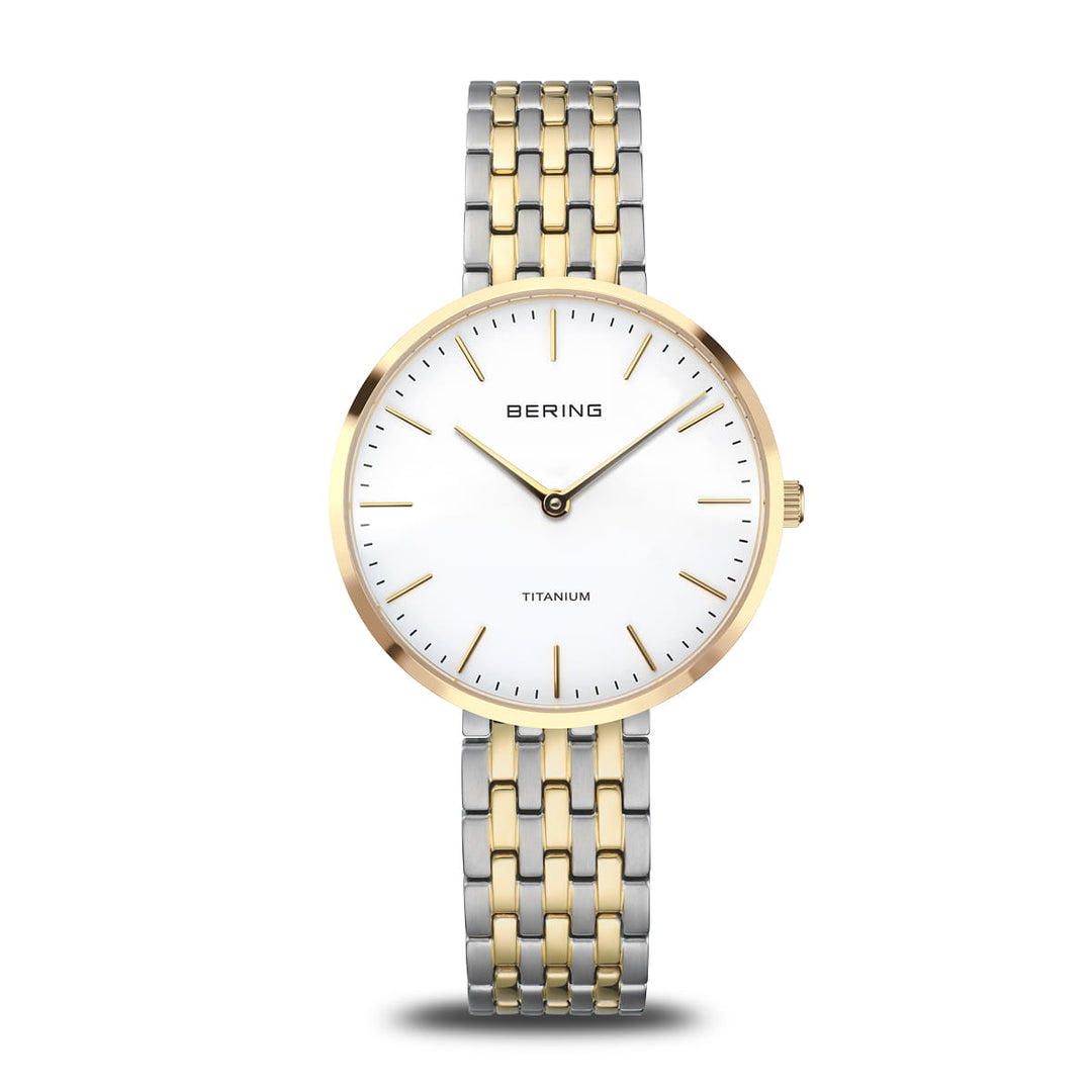 Bering Titanium Gold 19334-010 | Ultraleicht & Saphirglas