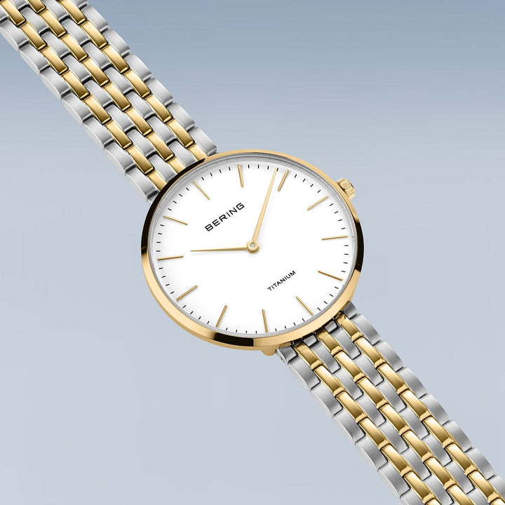 Bering Titanium Gold 19334-010 | Ultraleicht & Saphirglas