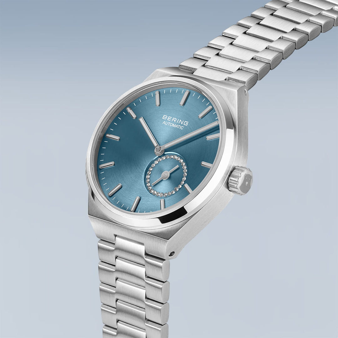 Bering Automatik Damenuhr Silber 19435-Charity | Charity Edition & Saphirglas