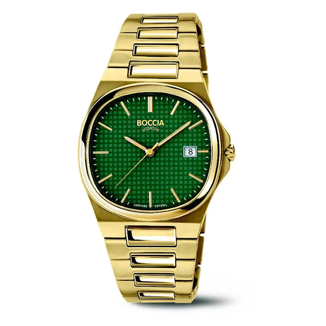 Boccia Herrenuhr Titan 3657-05 | Ultraleicht & Saphirglas