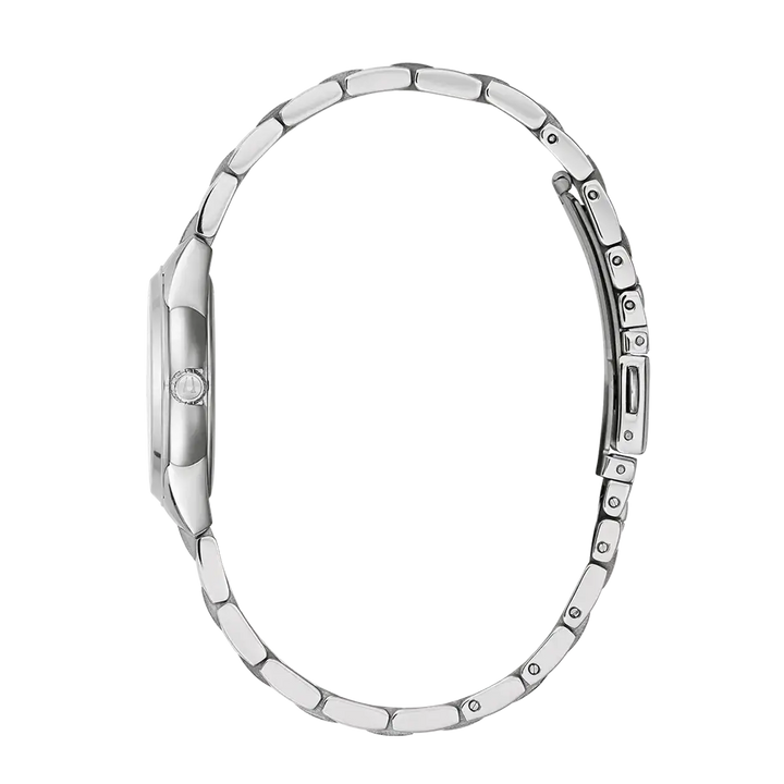Bulova Sutton 96P250 Damenuhr - Edelstahl mit Diamanten & Saphirglas