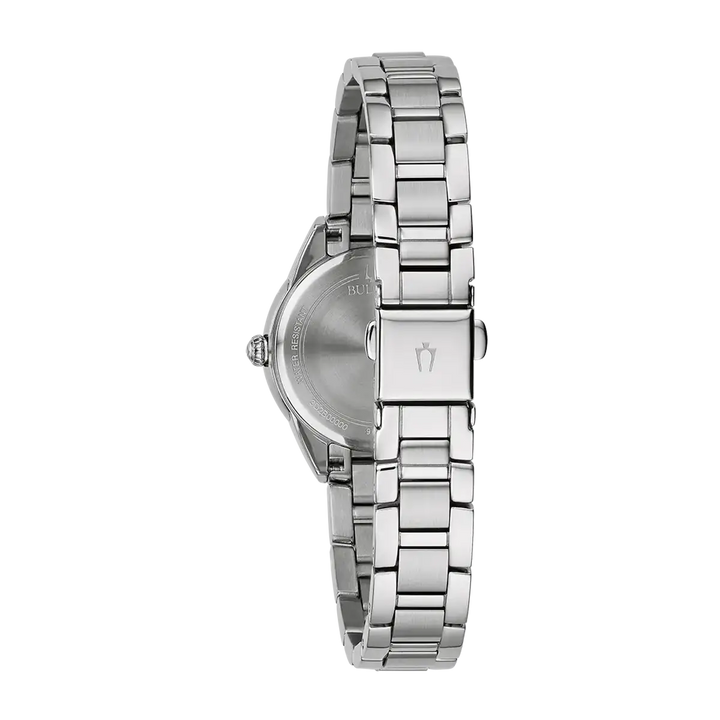 Bulova Sutton 96P250 Damenuhr - Edelstahl mit Diamanten & Saphirglas