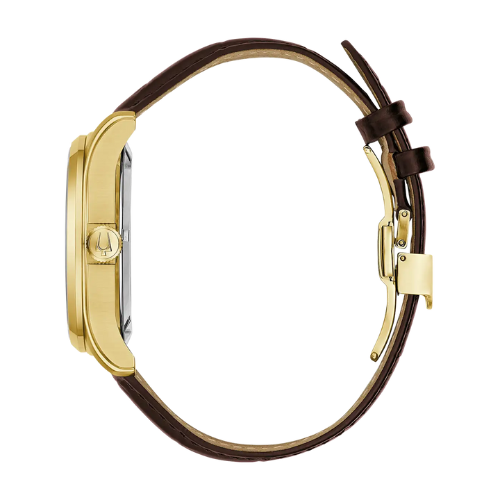 Bulova Wilton GMT 97B210 Automatik - Herrenuhr mit Glasboden & Saphirglas