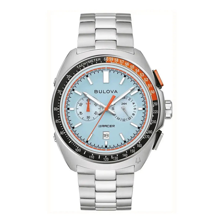 Bulova Performance 98B432 Chronograph - Motorsport-Herrenuhr mit Saphirglas