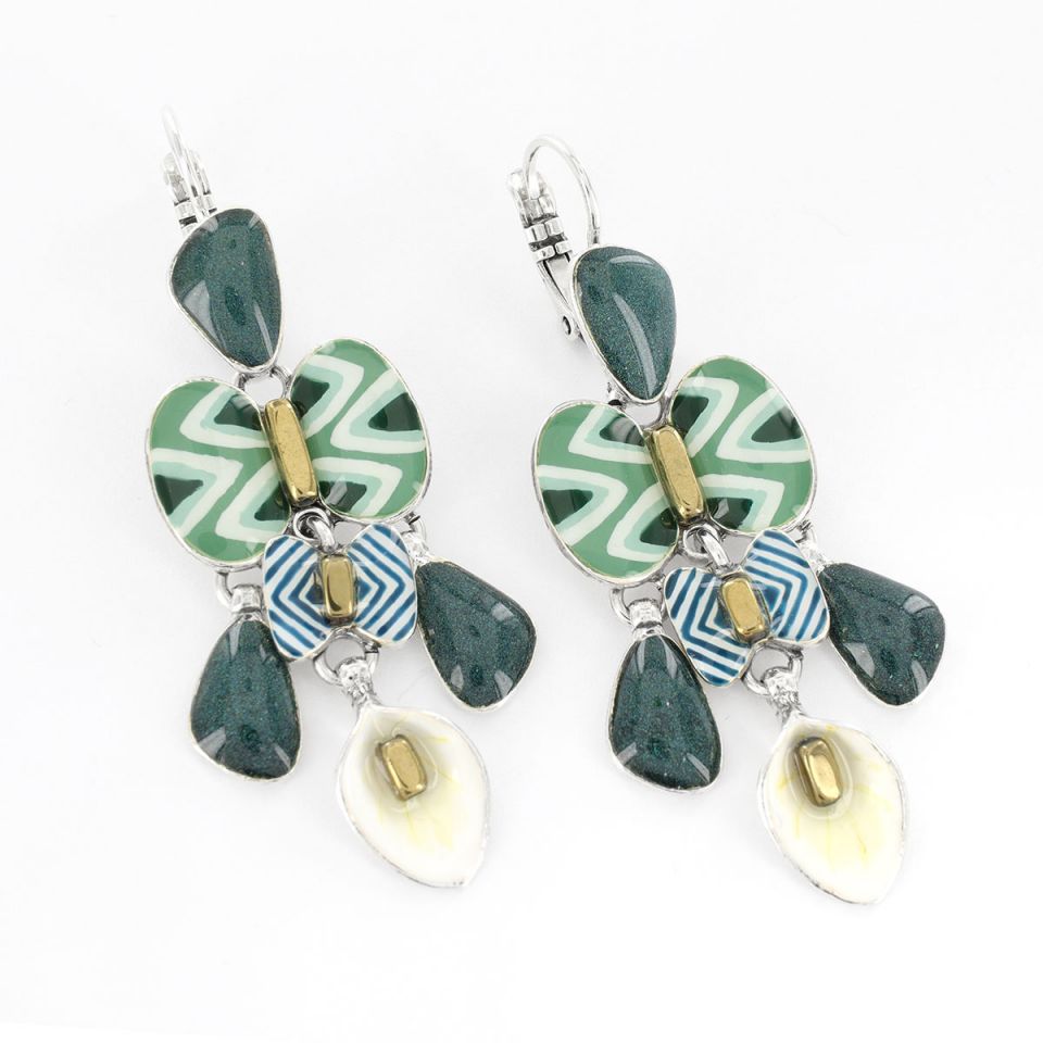 Taratata Ohrhänger Ephémère - Modeschmuck mit Hämatit & Glimmer