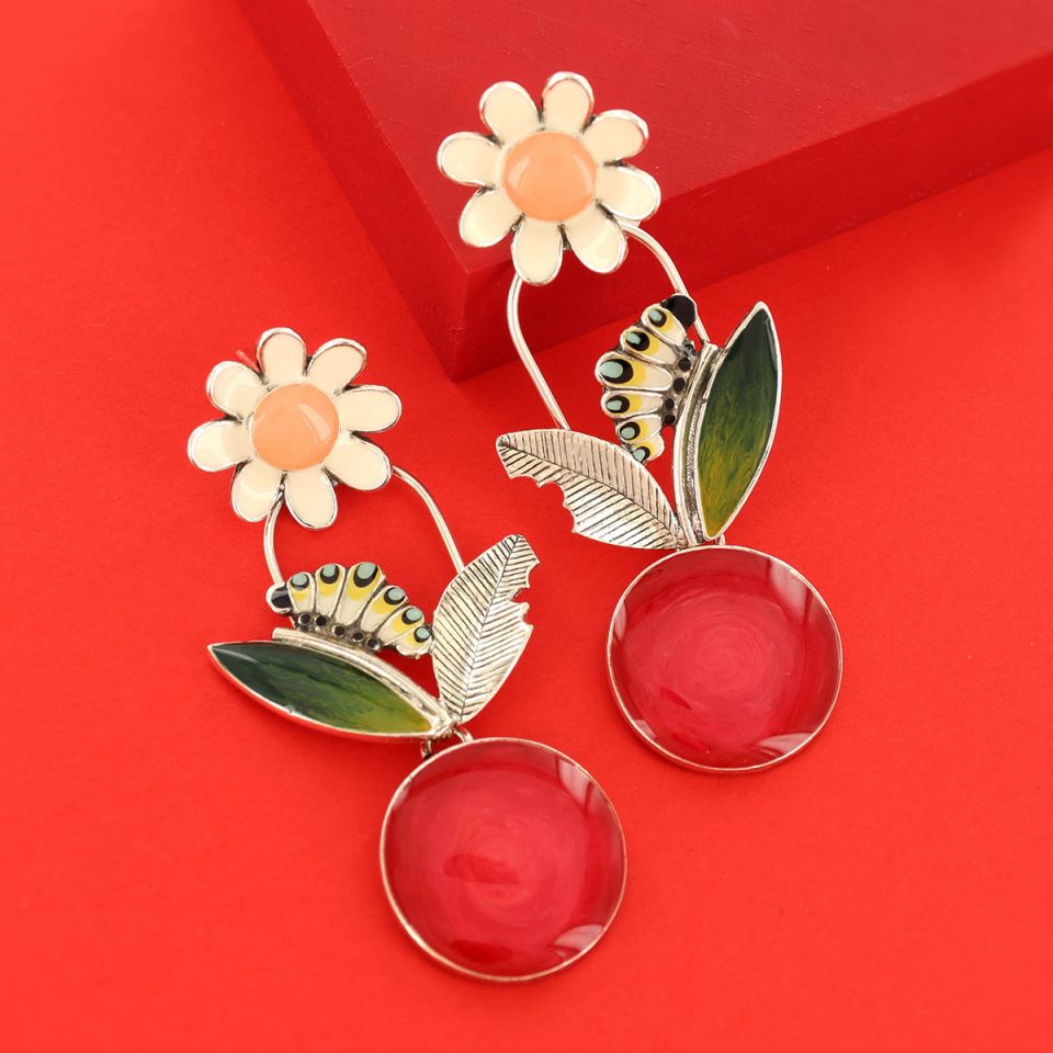 Taratata Ohrstecker Cocoon - Modeschmuck mit Glasperlen