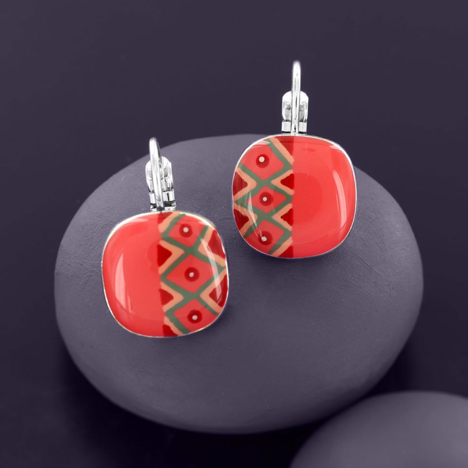 Ohrringe Cactus Rosa - Modeschmuck mit Kaktus-Motiv | Taratata