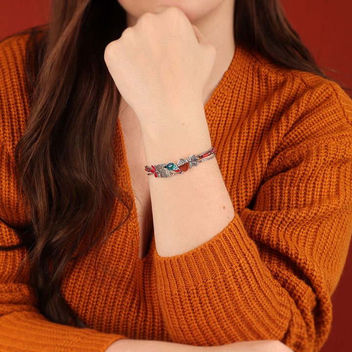 Taratata Armband Woody - Handbemaltes Tiermotiv | Modeschmuck