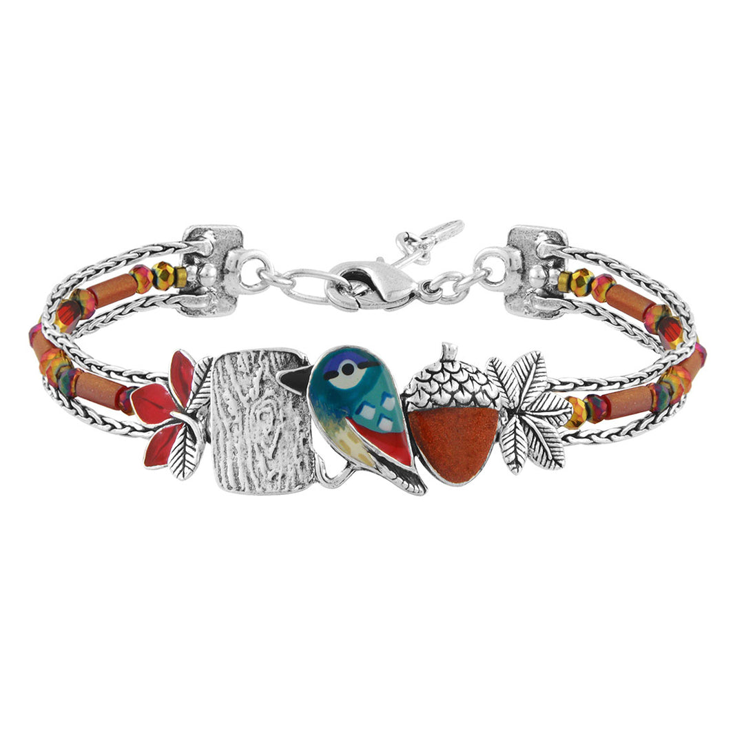 Taratata Armband Woody - Handbemaltes Tiermotiv | Modeschmuck