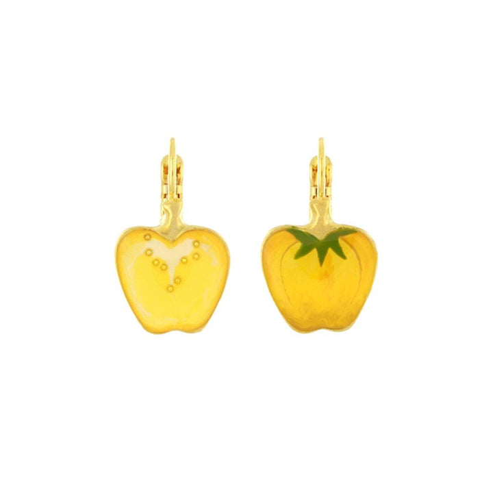 Taratata Ohrringe Paprika Gelb – Verspielte Gemüse-Ohrringe in Paprika-Form