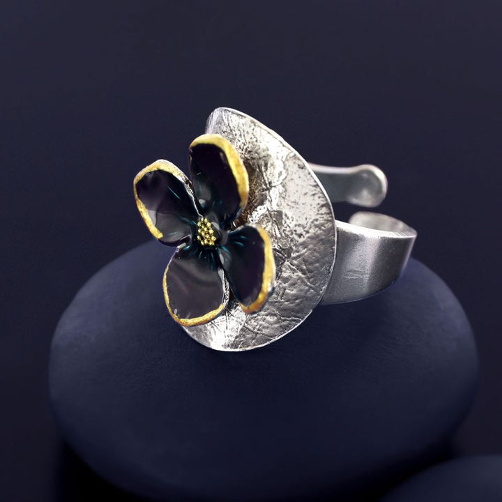 Taratata Hortensia Ring – Handgemalte Muster
