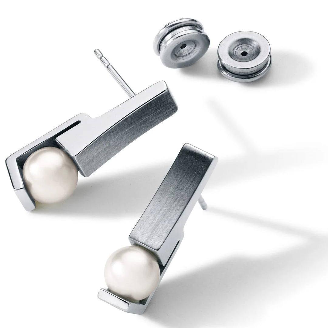 Humphrey Perlenohrstecker VICTORY Duck Edelstahl 7 mm, Perle