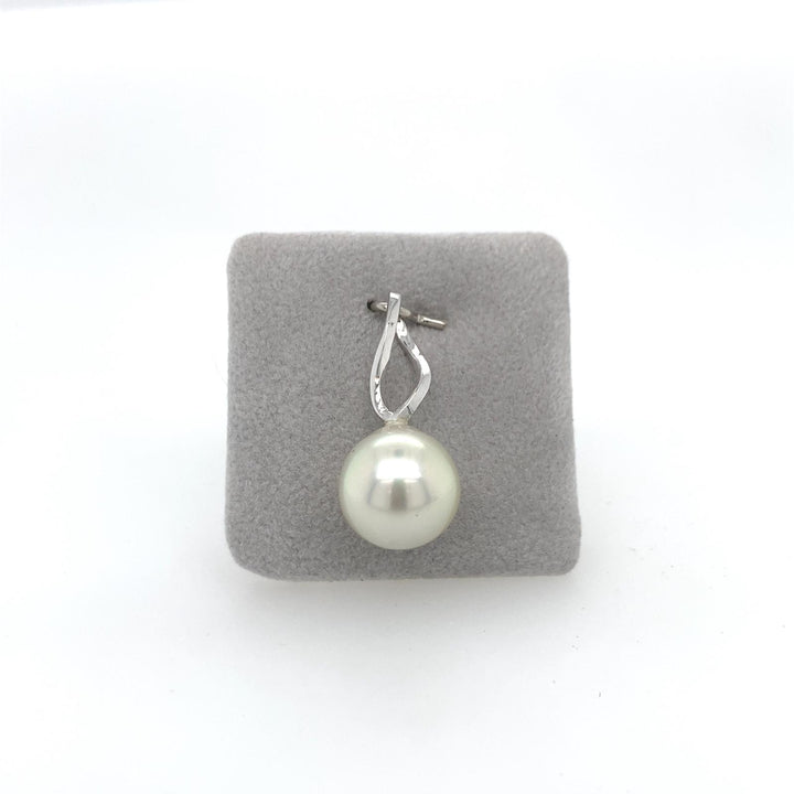 Anhänger 750 Weißgold mit 11,3 mm Südseeperle