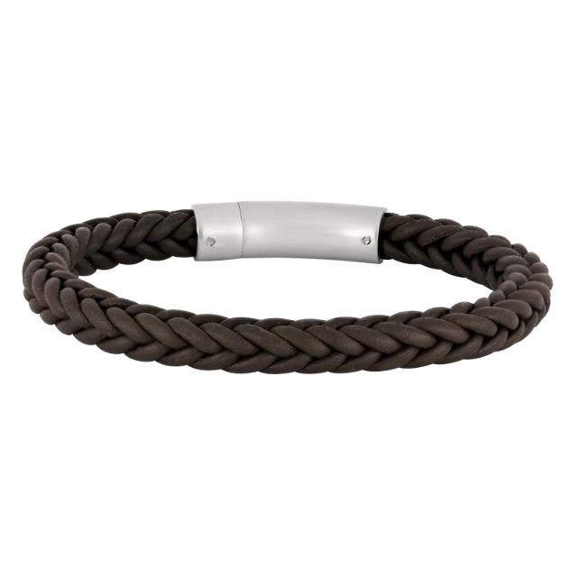 SON Armband dunkelbraunes Kalbsleder 19 mm