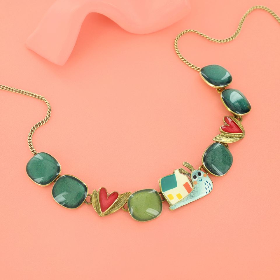 Taratata Halskette Sweet Home – Bunte Statement-Kette