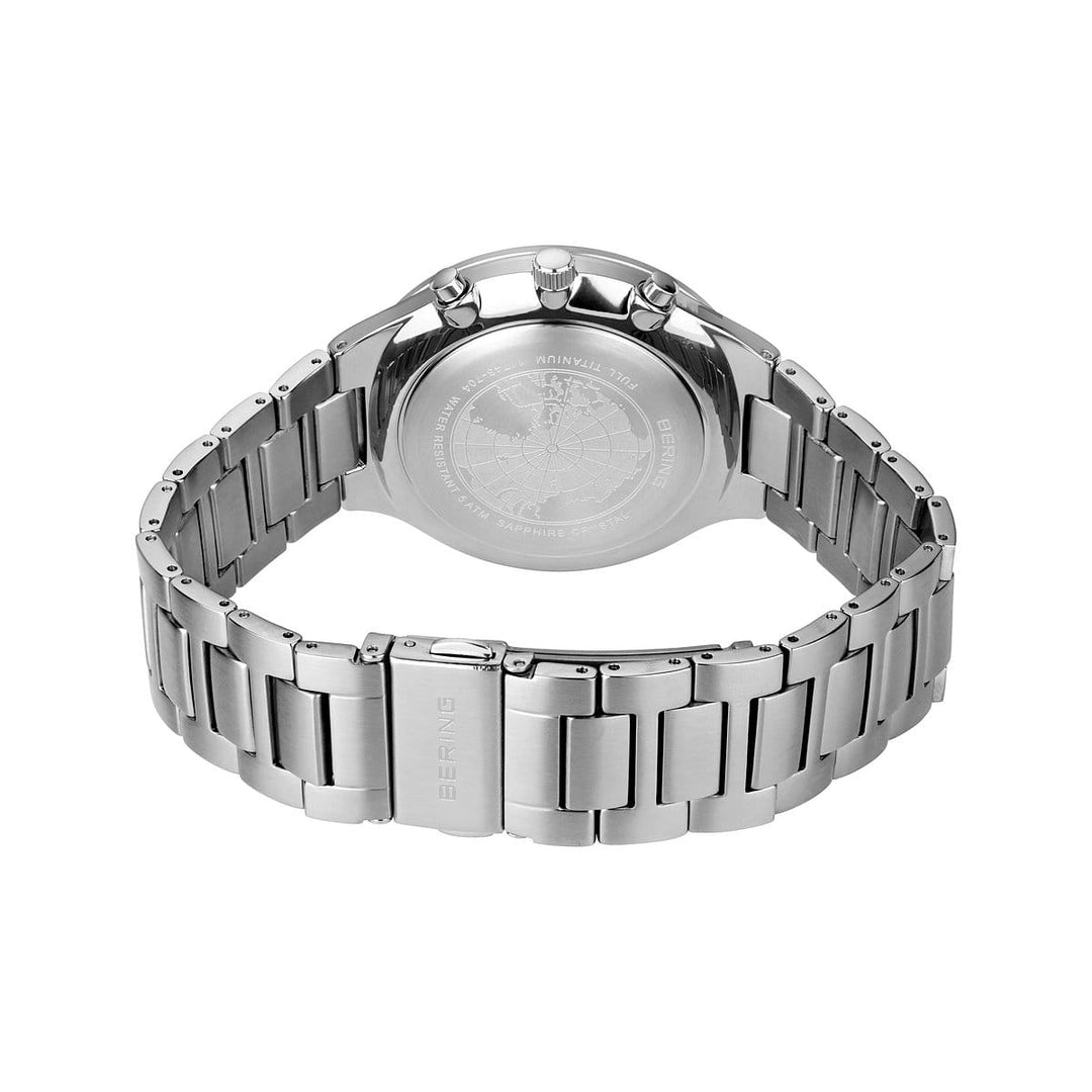 Bering Titan Chrono Silber 11743-704 | Ultraleicht & Chronograph