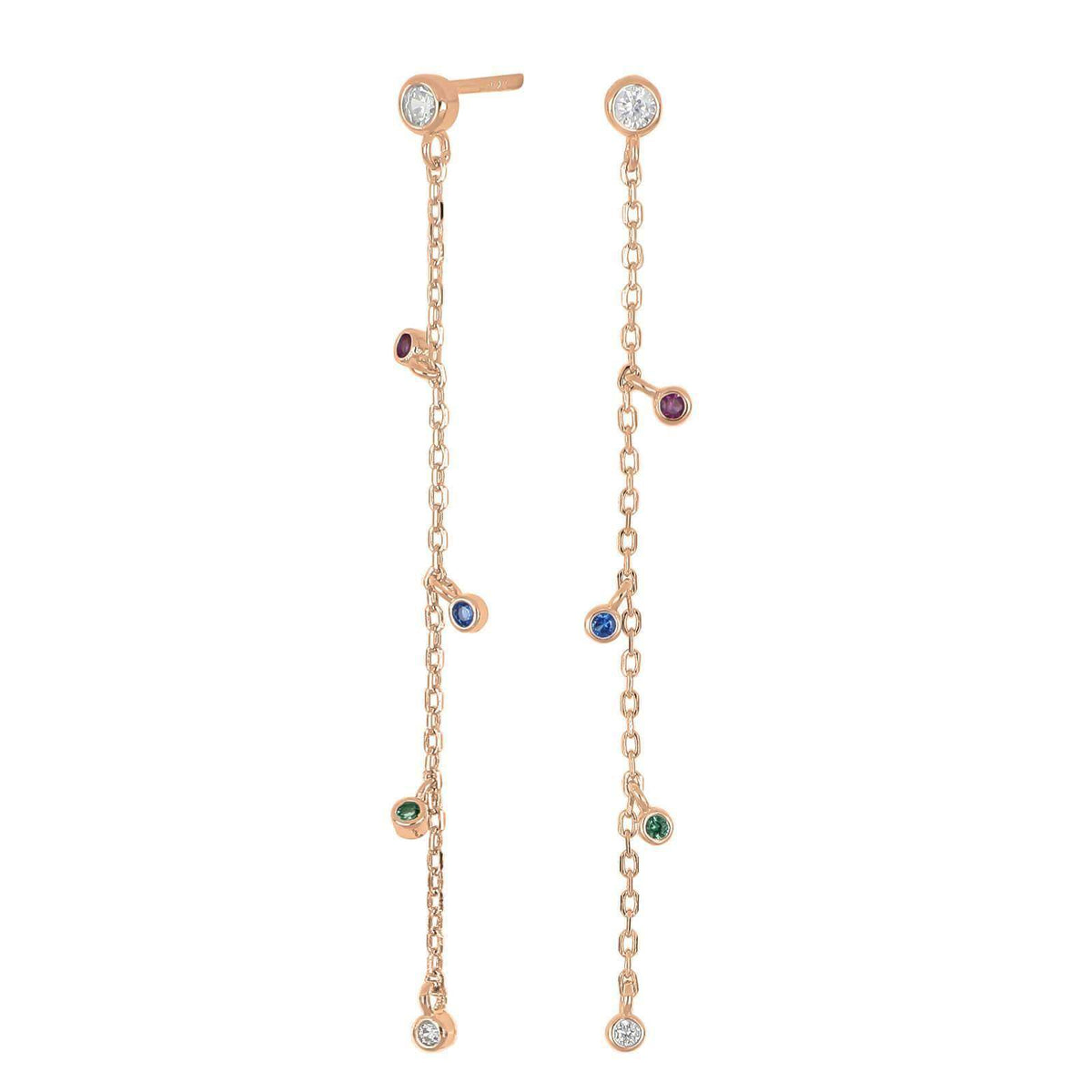 Joanli Nor rosévergoldete Ohrstecker GIANOR 55mm - My Fine Jewellery