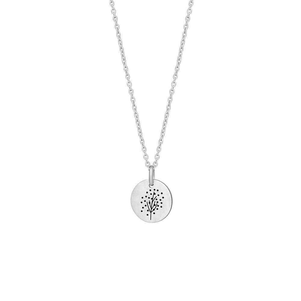 Nordahl Andersen rhodinierte Silber Halskette LIFE 14mm - My Fine Jewellery