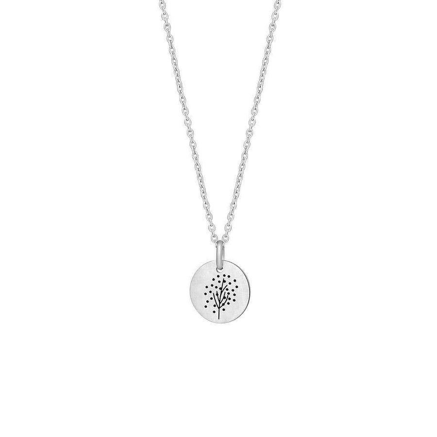 Nordahl Andersen rhodinierte Silber Halskette LIFE 14mm - My Fine Jewellery