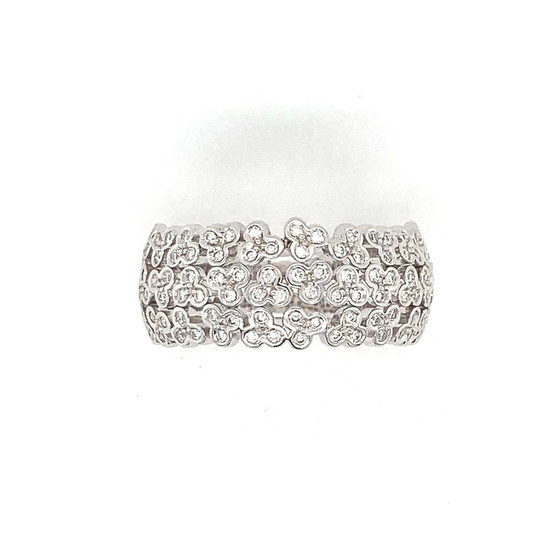 Ring 585 Weißgold, Brillanten - My Fine Jewellery