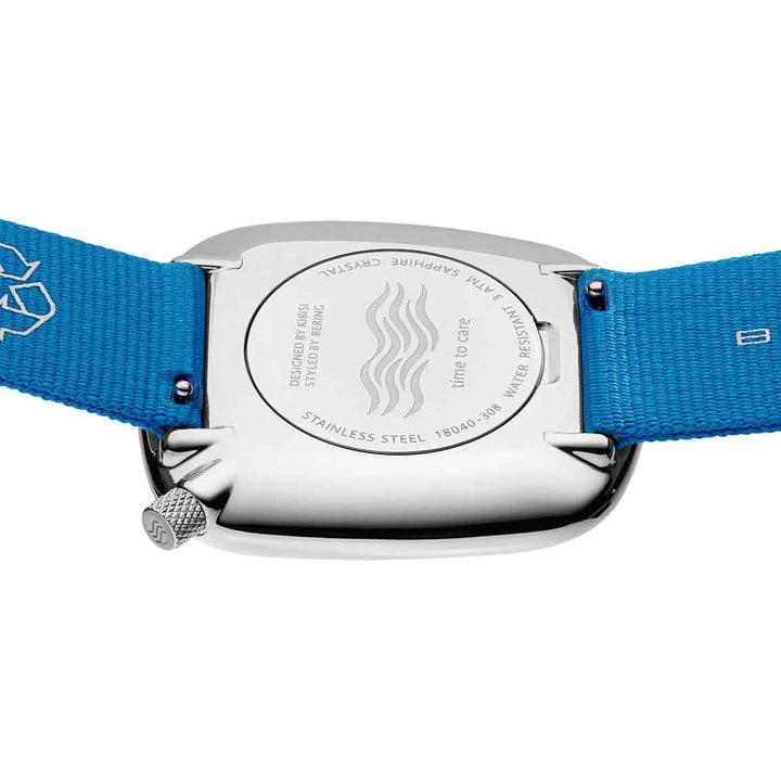 Bering Ocean Pebble Unisex-Uhr 18040-308 - Silber glänzend