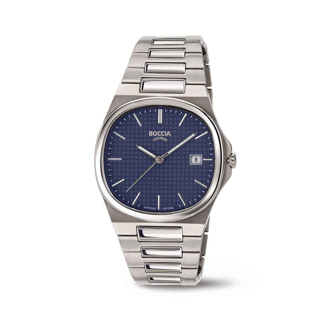 Boccia Herrenuhr Titan 3657-02 | Ultraleicht & Saphirglas