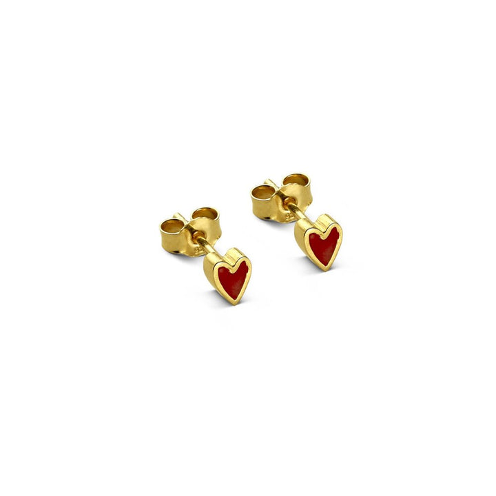 Ohrringe Sterlingsilber vergoldet "Heart XV" SK-150