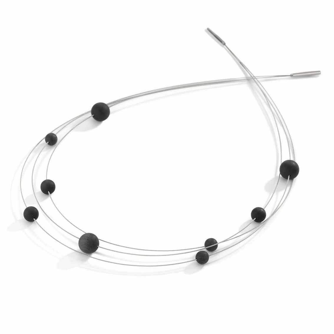 Teno Collier Candy, Edelstahl, Edelstahl-Pearls - My Fine Jewellery