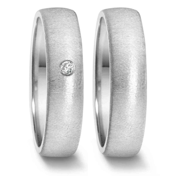 Teno Eheringe Tamor Cocoon, Edelstahl - My Fine Jewellery