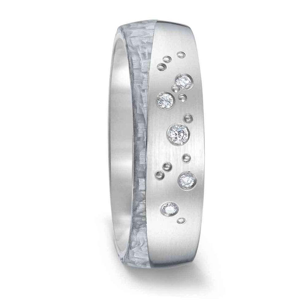 Titanfactory Eheringe Titan, Carbon - My Fine Jewellery