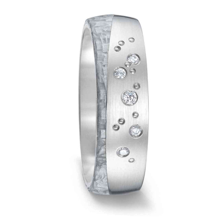 Titanfactory Eheringe Titan, Carbon - My Fine Jewellery