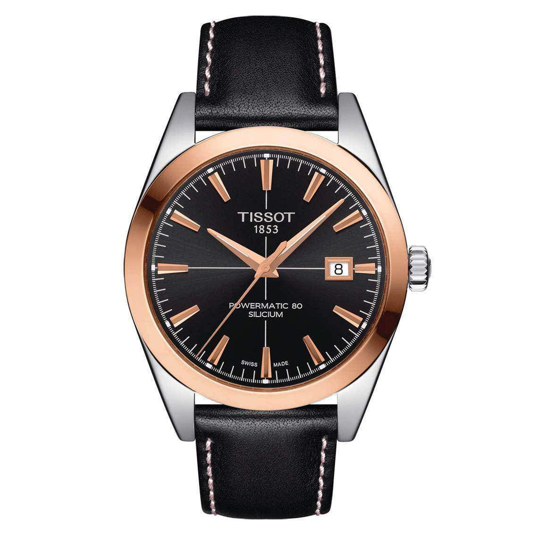 Tissot Herrenuhr Gentleman Gold Powermatic 80 Silicium T927.407.46.051.00 - My Fine Jewellery