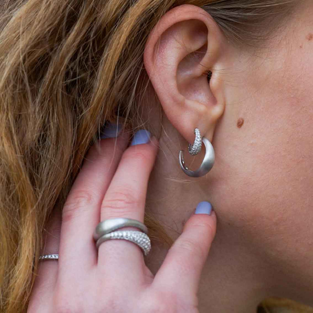 Ohrstecker "Ocean Flow Hoops small"