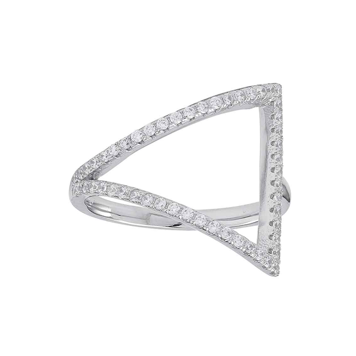 Joanli Nor Ring ALVIRANOR Sterlingsilber rhodiniert mit Zirkonia-Steinen